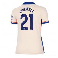 Camiseta Chelsea Ben Chilwell #21 Segunda Equipación Replica 2024-25 para mujer mangas cortas